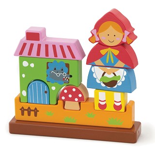 Viga Toys - Magnetic 3D Puzzle - Red Riding Hood